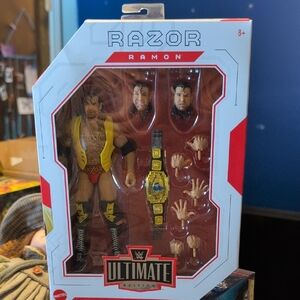 WWE Ultimate Edition Razor Ramon Figure with Yellow and Black Gear